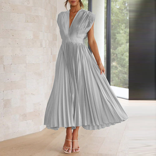 Drune | Kleid mit V-Ausschnitt
