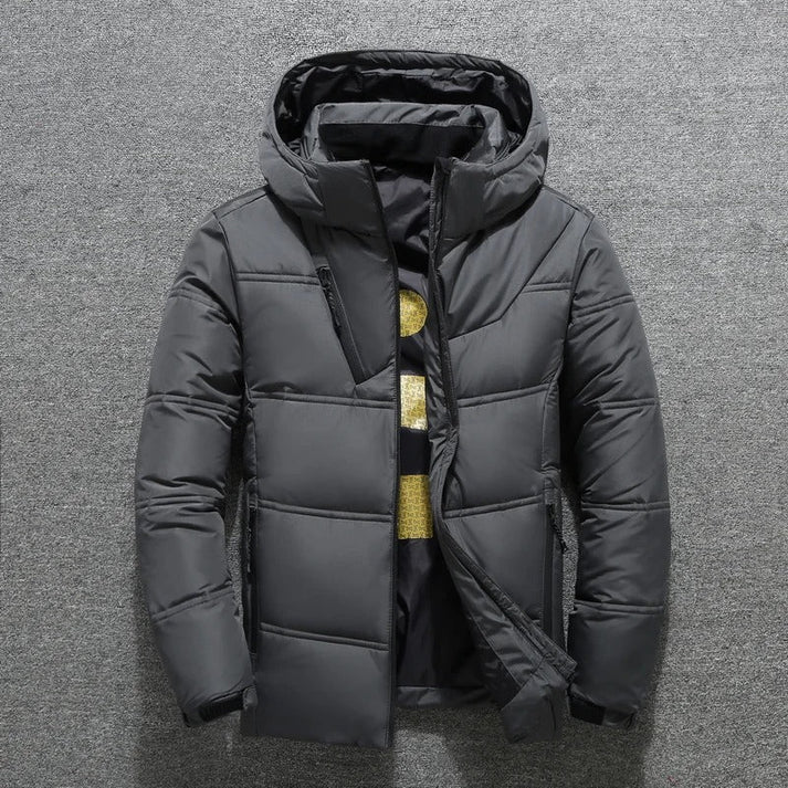 Drune | Warme, wasserdichte Herrenjacke mit Kapuze für den Winter
