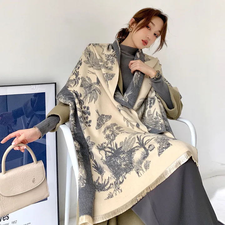 Drune | Schal - eleganter Damen Oversize Wickel