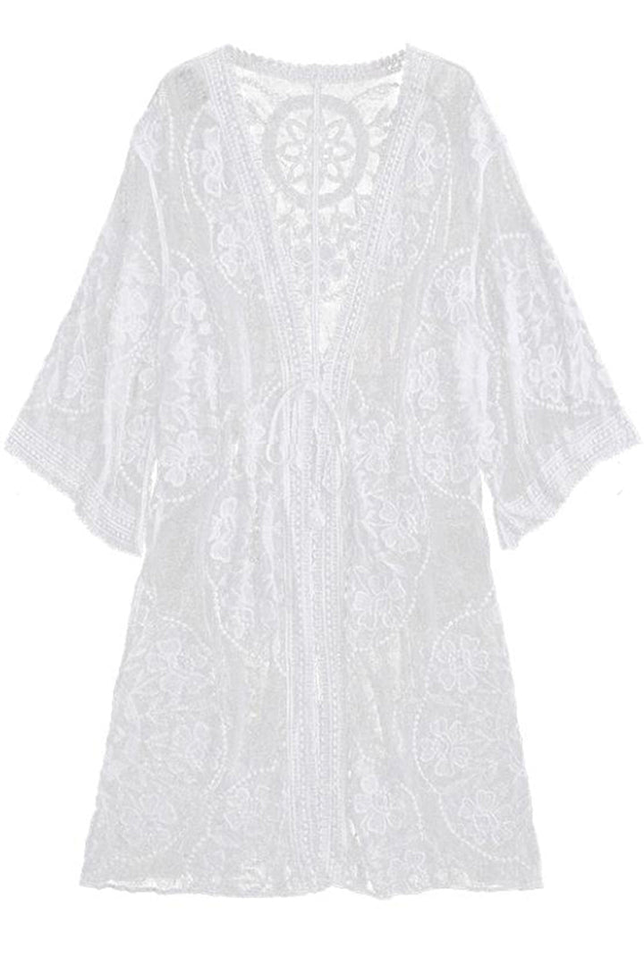 Drune | Transparenter Kimono Überwurf
