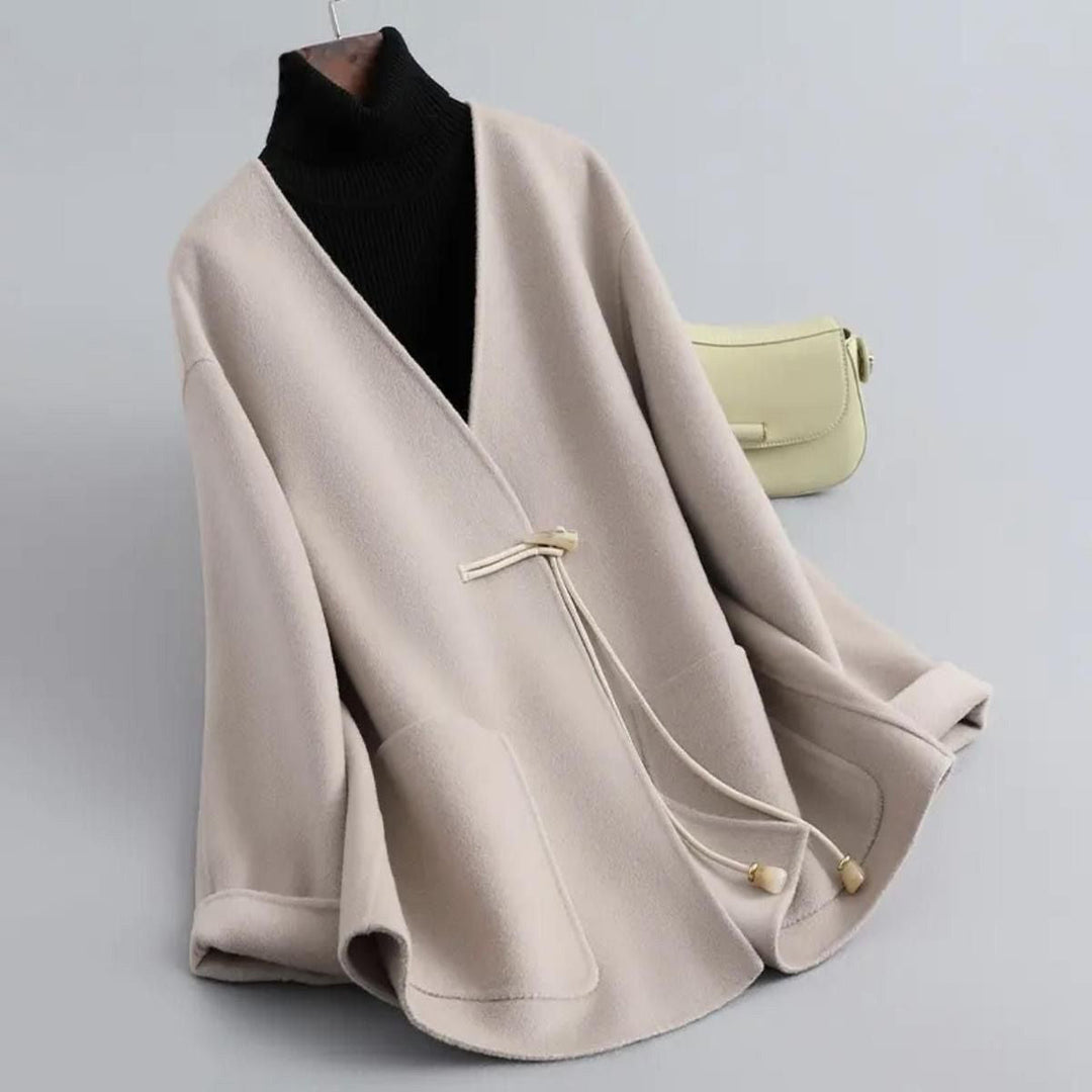 Drune | Soft Wool-Blend Mantel - Stilvolle Damenoberbekleidung