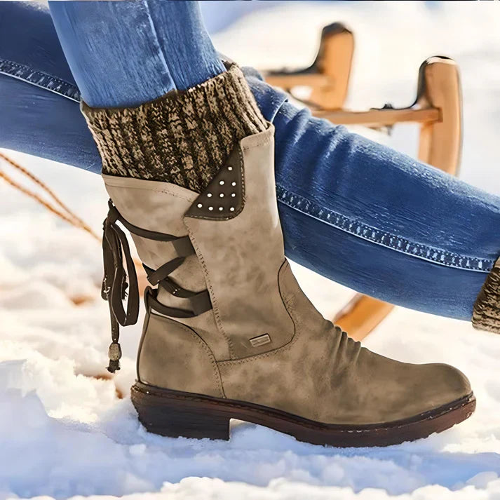 Drune | Elegante Leder Stiefeletten