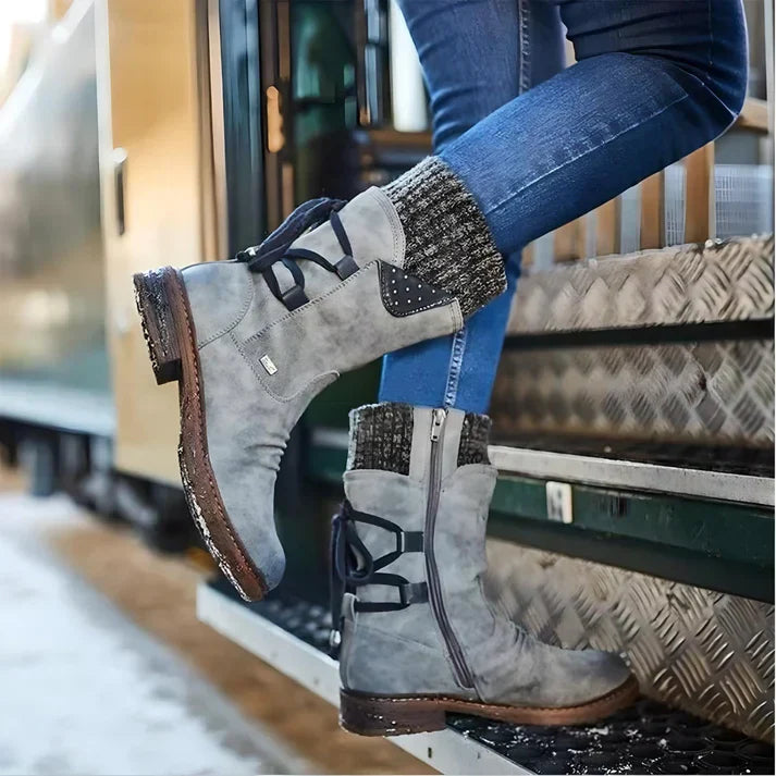 Drune | Elegante Leder Stiefeletten