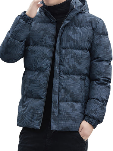 Drune | Pufferjacke mit Reißverschluss und Stehkragen