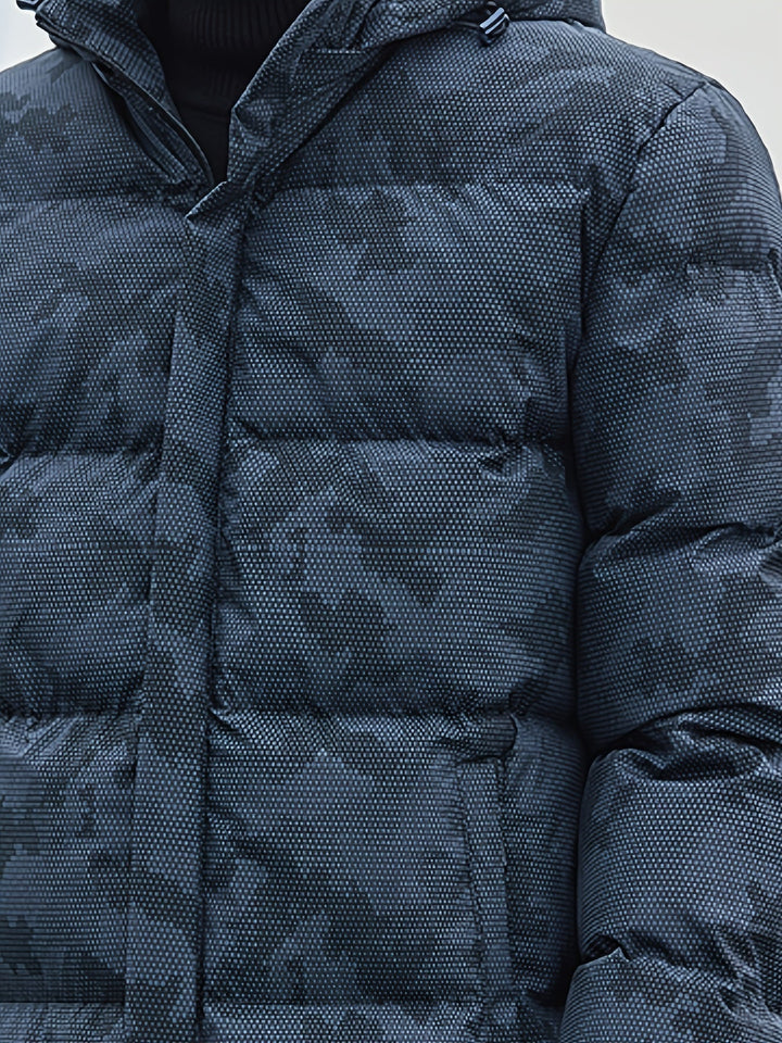 Drune | Pufferjacke mit Reißverschluss und Stehkragen