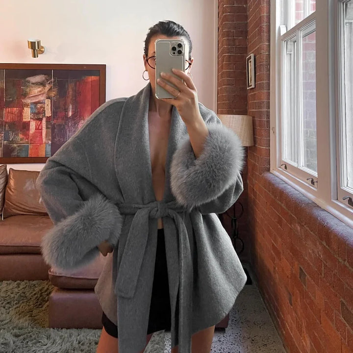 Drune | Warmer Damen Wollmantel
