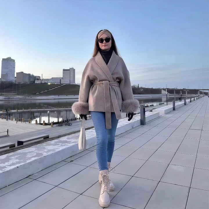 Drune | Warmer Damen Wollmantel