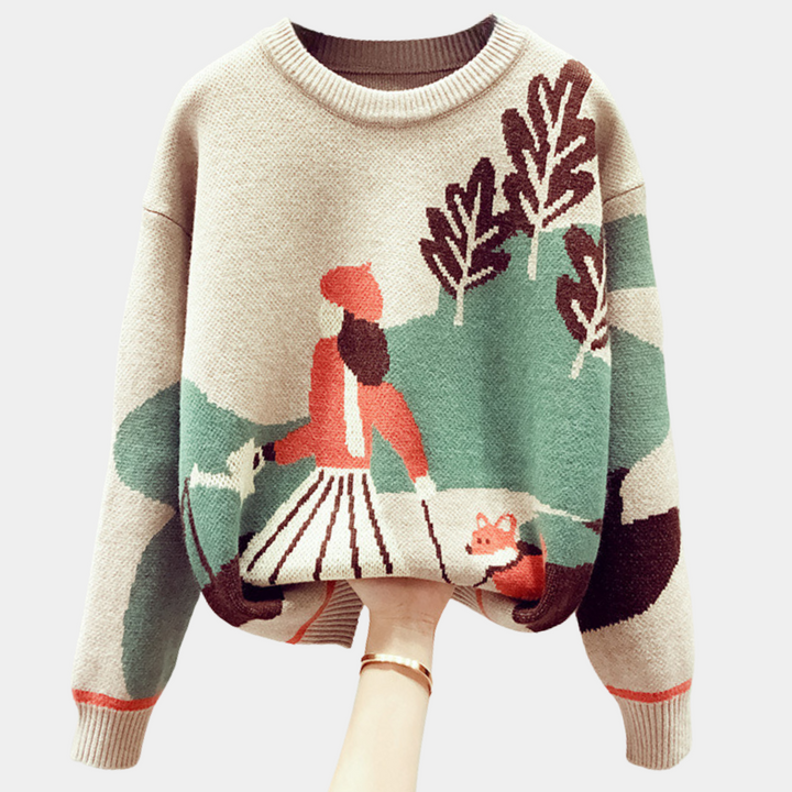 Drune | Damenpullover mit Muster