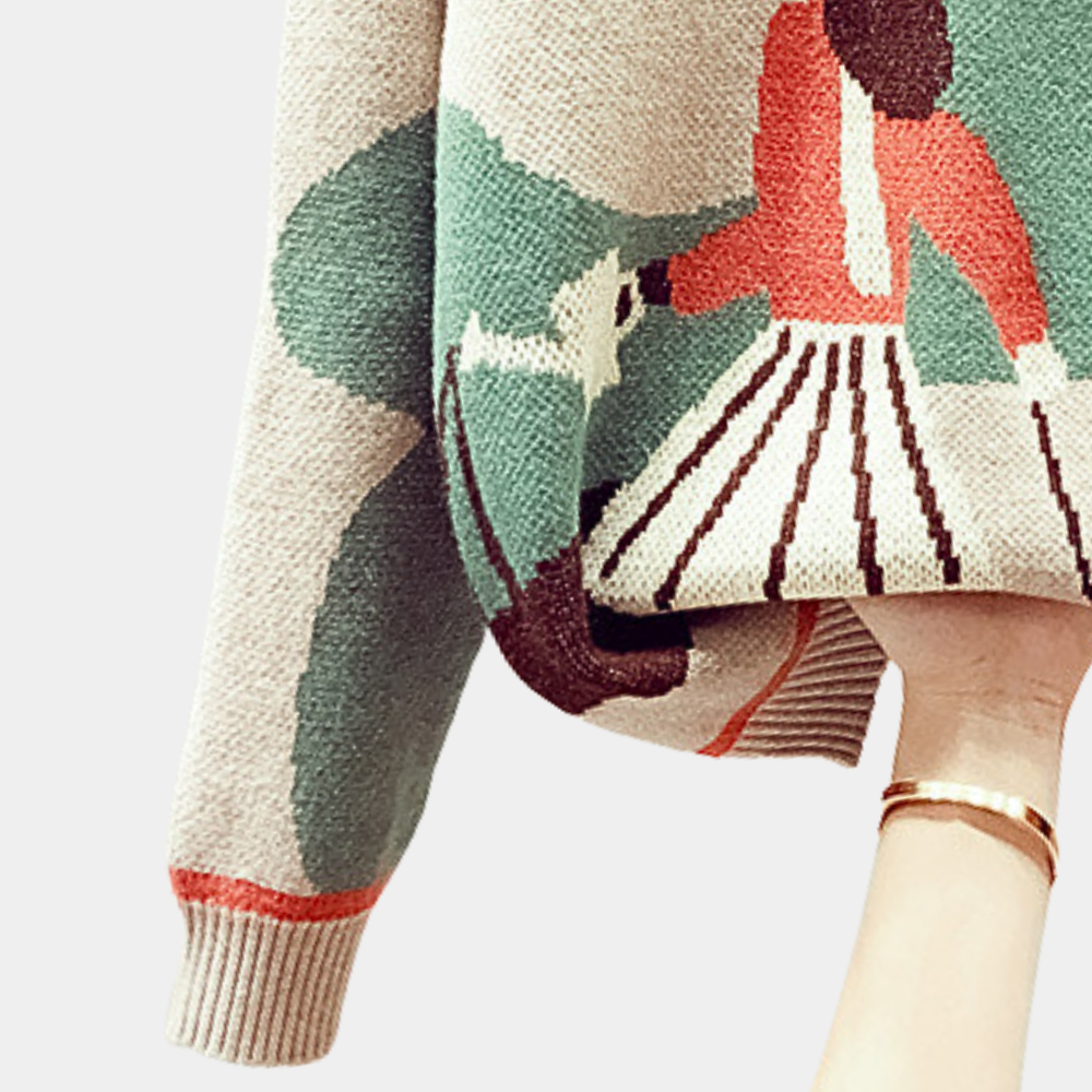 Drune | Damenpullover mit Muster