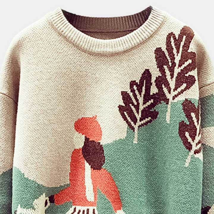 Drune | Damenpullover mit Muster