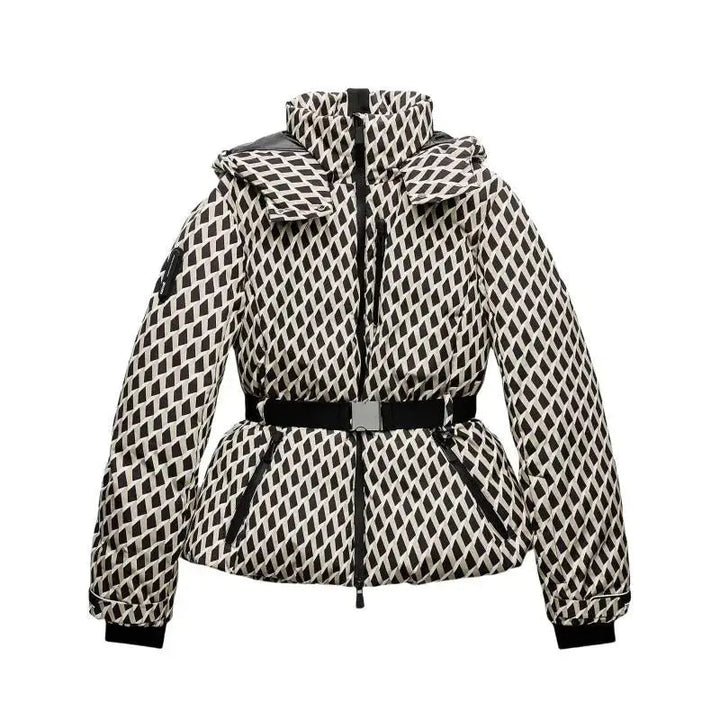 Drune | Steppjacke Damen mit Taillengürtel