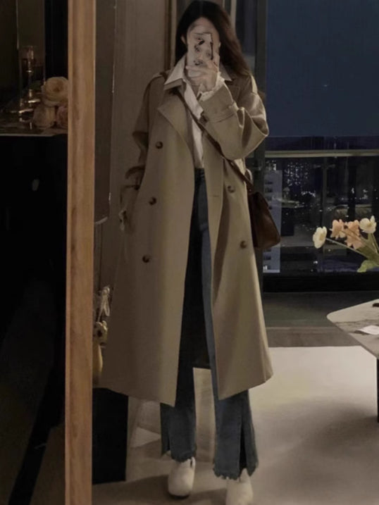 Drune | Wasserdichter Trenchcoat mit Reverskragen