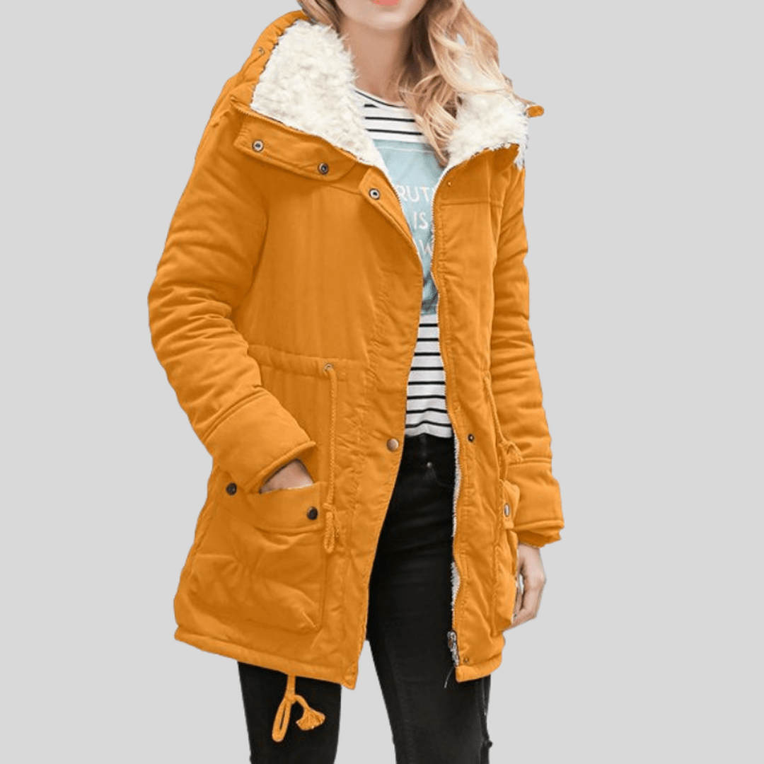 Drune | Wasserabweisende Kapuzenparka Jacke mit Plüschigem Futter