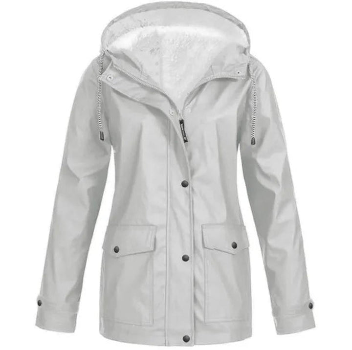 Drune | Fleece Außenjacke mit Kapuze - Damenjacke