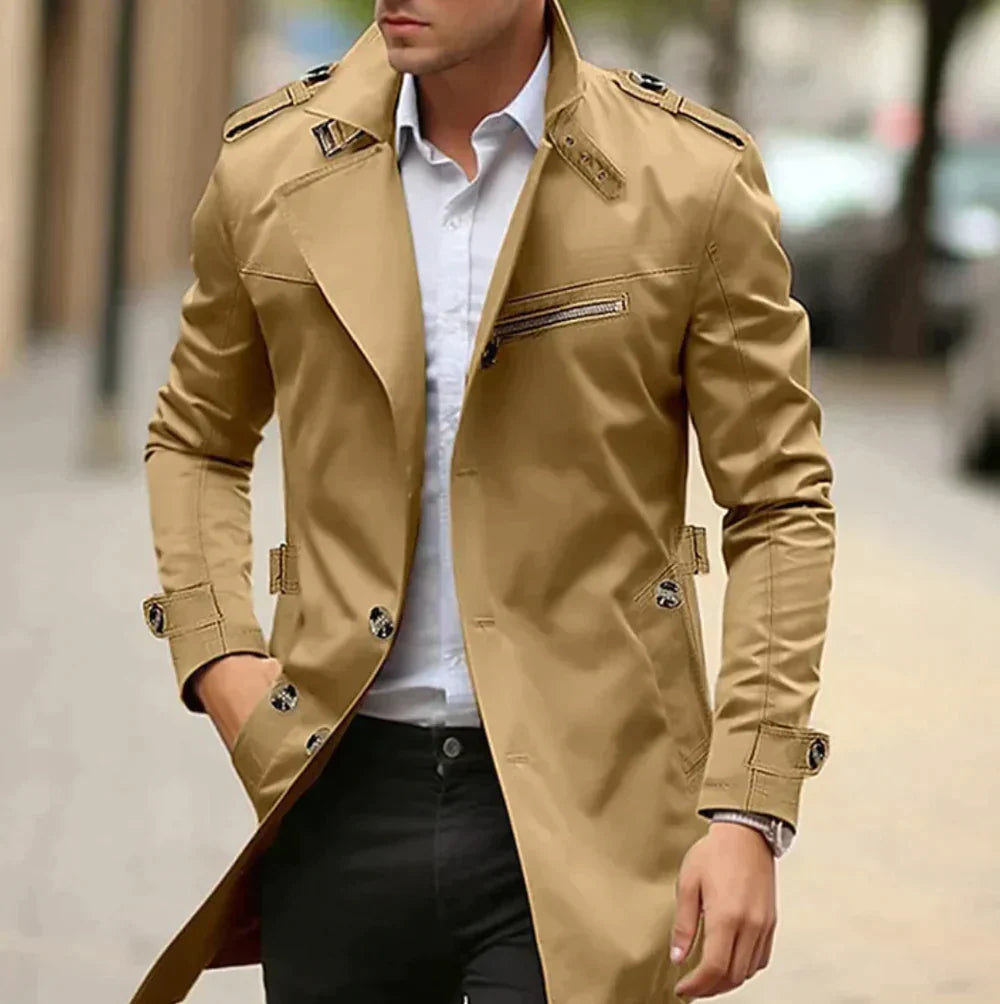 Drune | Herren-Trenchcoat - Klassischer Old Money Stil