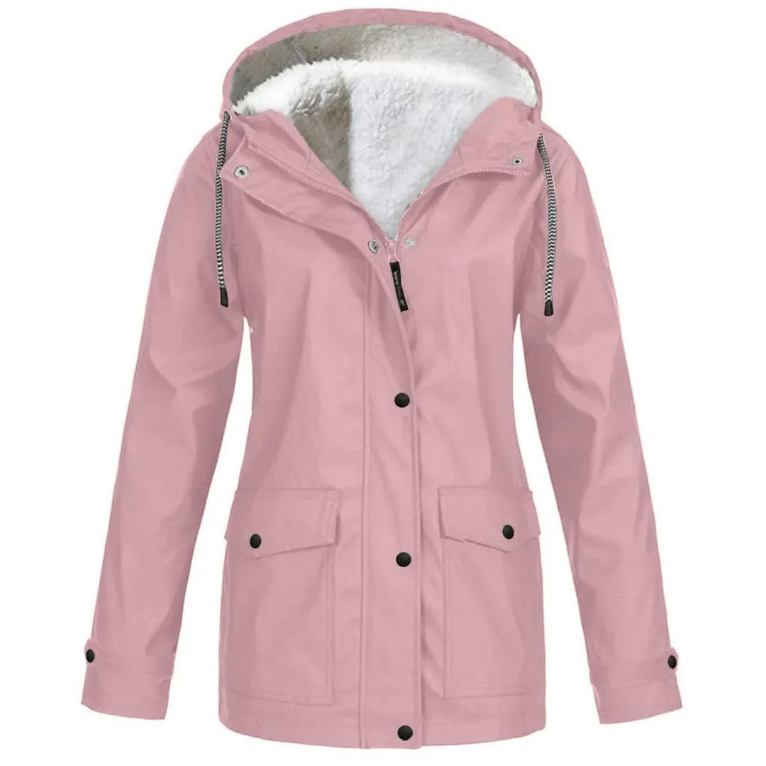Drune | Wasserdichte Winddichte Fleecegefütterte Outdoor Jacke mit Kapuze