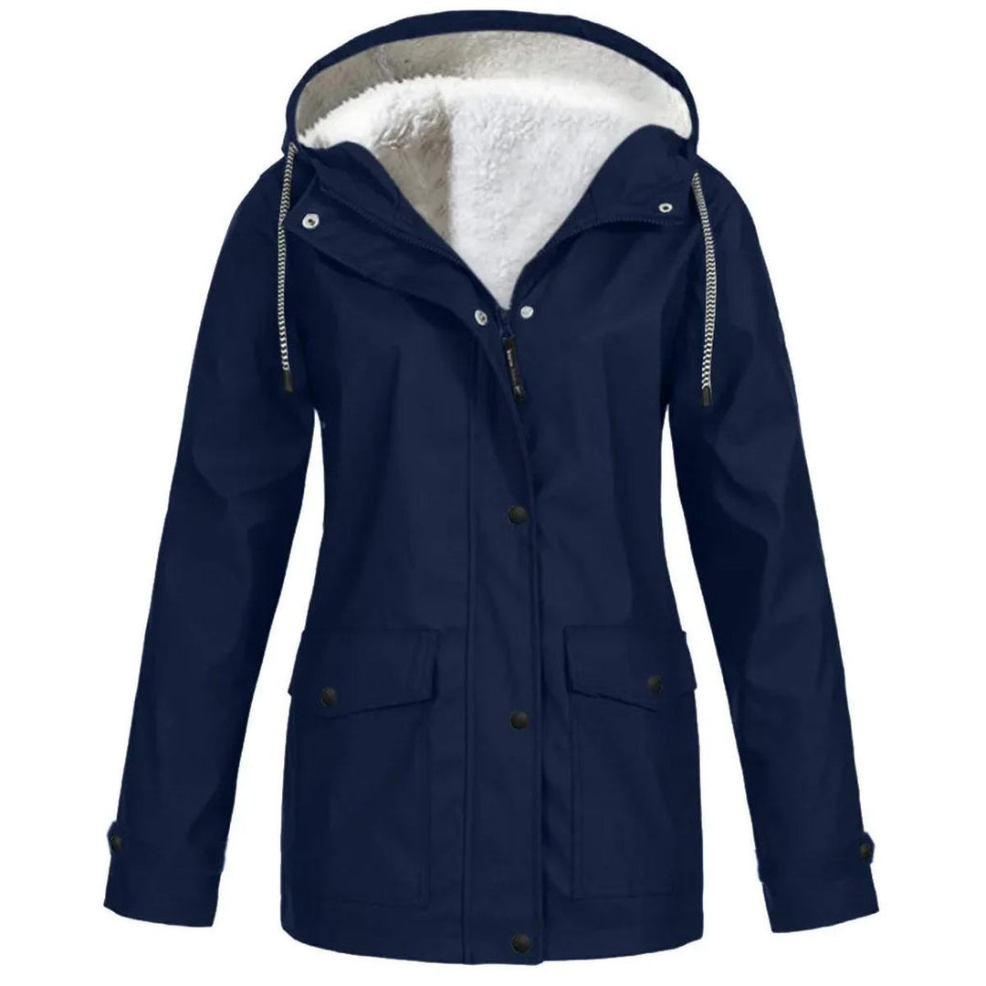 Drune | Wasserdichte Winddichte Fleecegefütterte Outdoor Jacke mit Kapuze