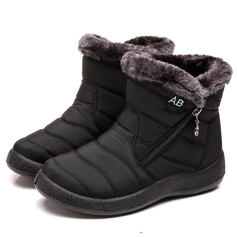 Drune | Wasserdichte Knöchel-Schneestiefel für Frauen – Warm & Gemütlicher Komfort