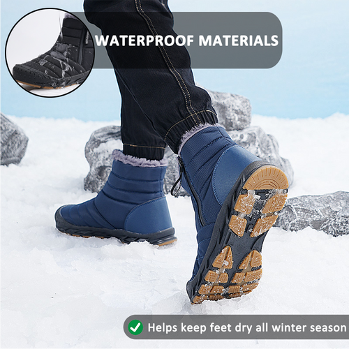 Drune | Wasserdichte High Top Schneestiefel für Männer & Frauen – Bequem & Unterstützend für Winterabenteuer