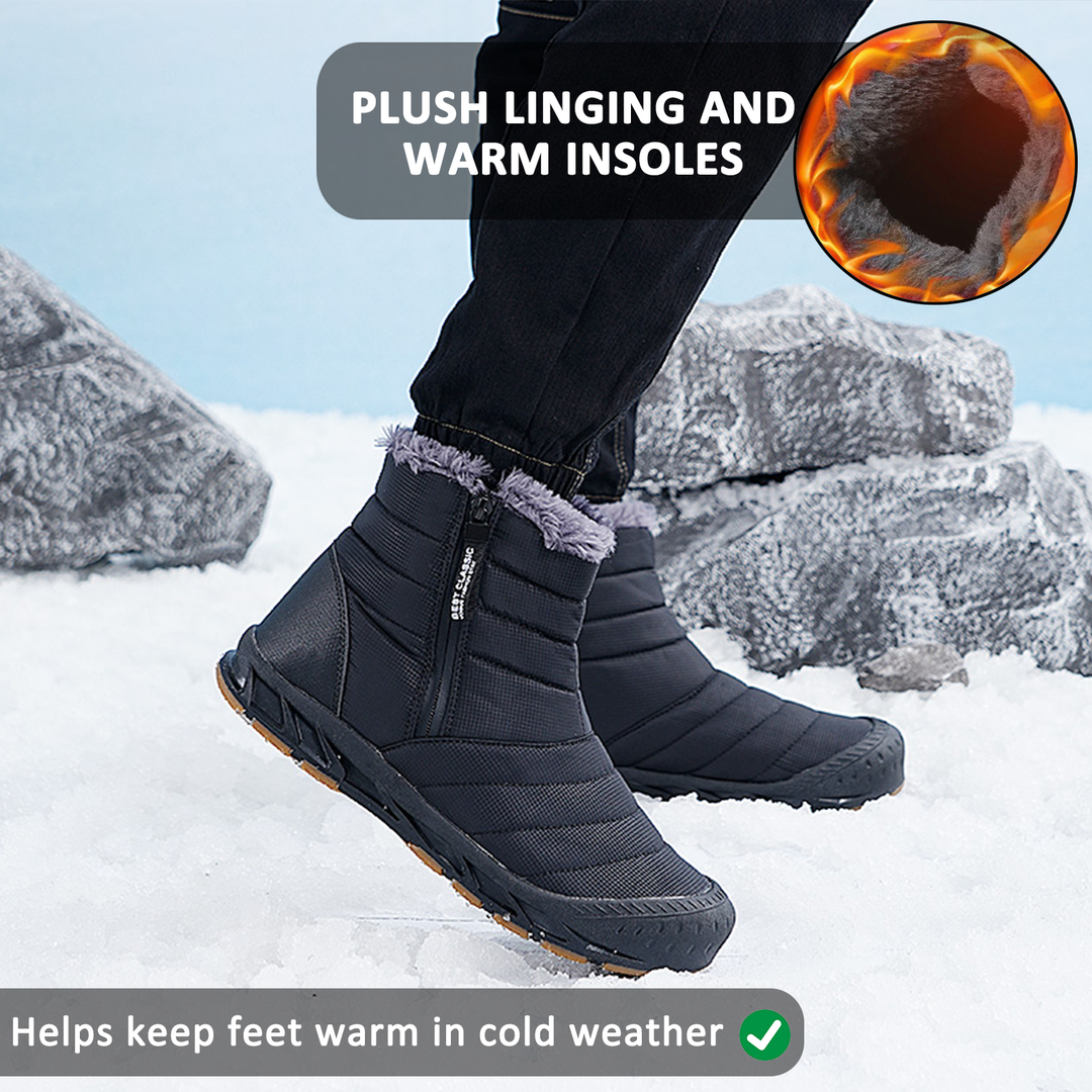 Drune | Wasserdichte High Top Schneestiefel für Männer & Frauen – Bequem & Unterstützend für Winterabenteuer