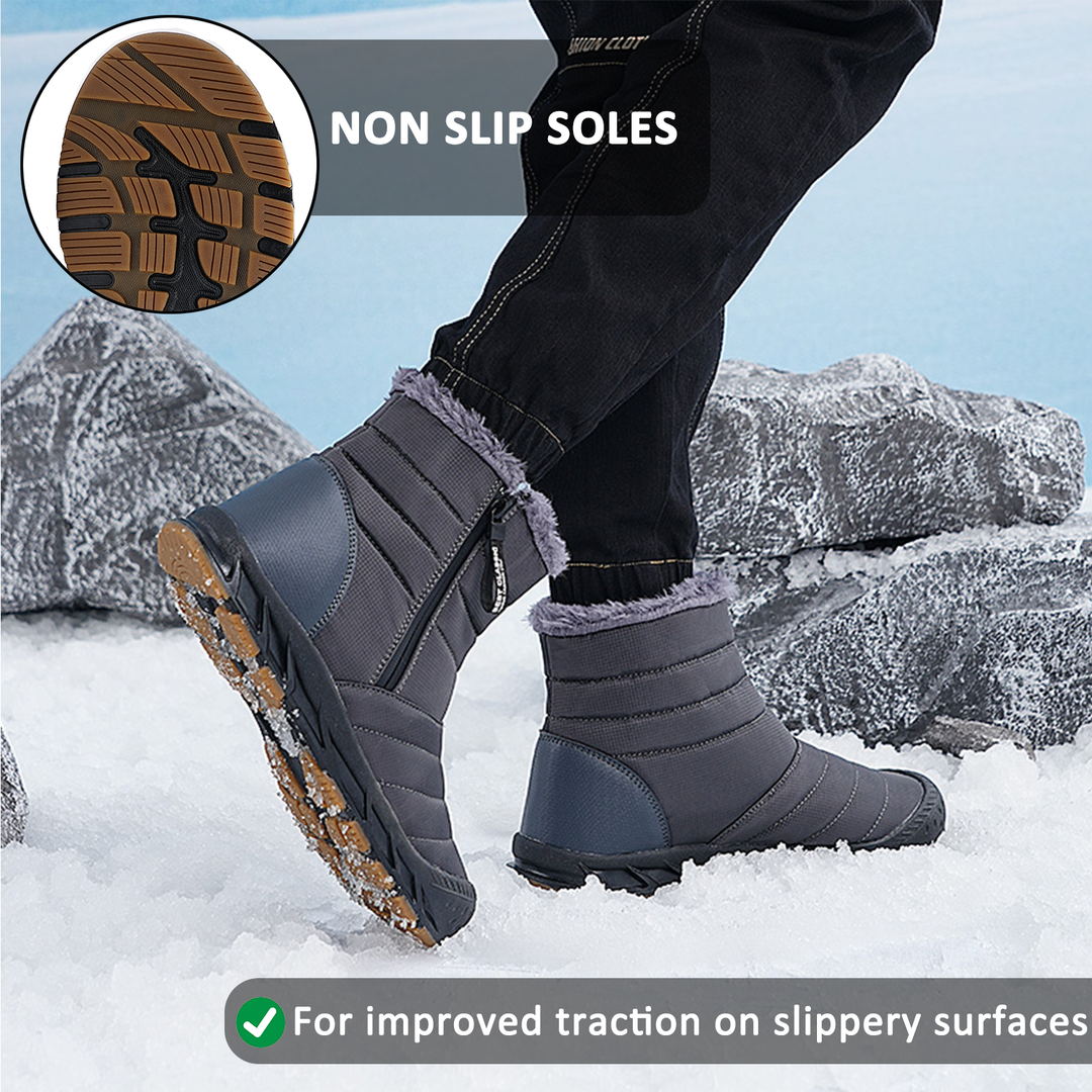 Drune | Wasserdichte High Top Schneestiefel für Männer & Frauen – Bequem & Unterstützend für Winterabenteuer