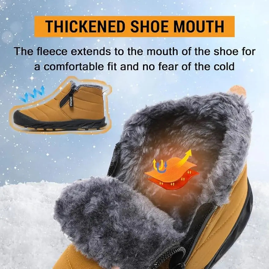 Drune | Wasserdichte Schneestiefel für Frauen – Bequem & Warm mit Fellfutter