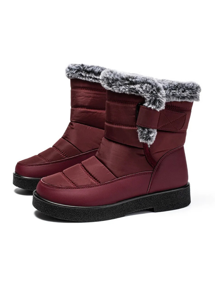 Drune | Wasserdichte Winterstiefel Damen - Mittel-Schenkel