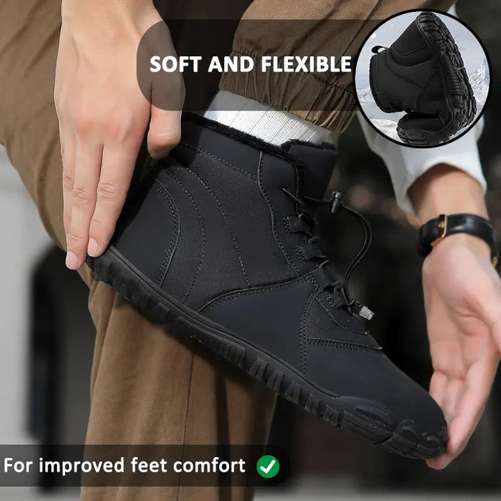 Drune | Wasserdichte Winterstiefel für Frauen – Warm & Bequem Barfußdesign