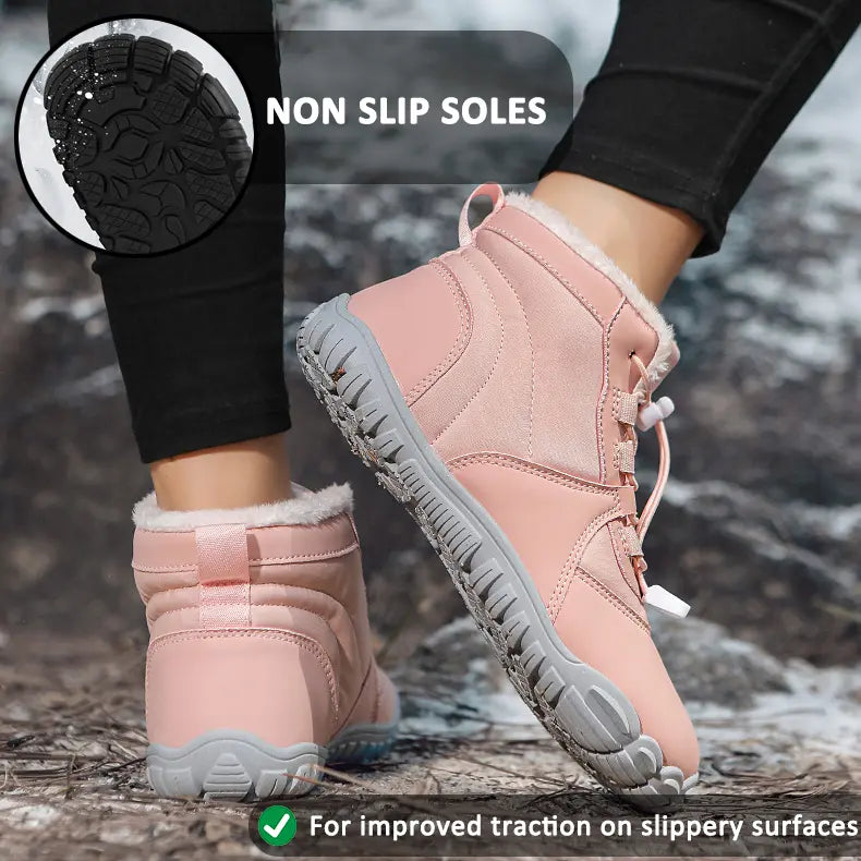 Drune | Wasserdichte Winterstiefel für Frauen – Warm & Bequem Barfußdesign