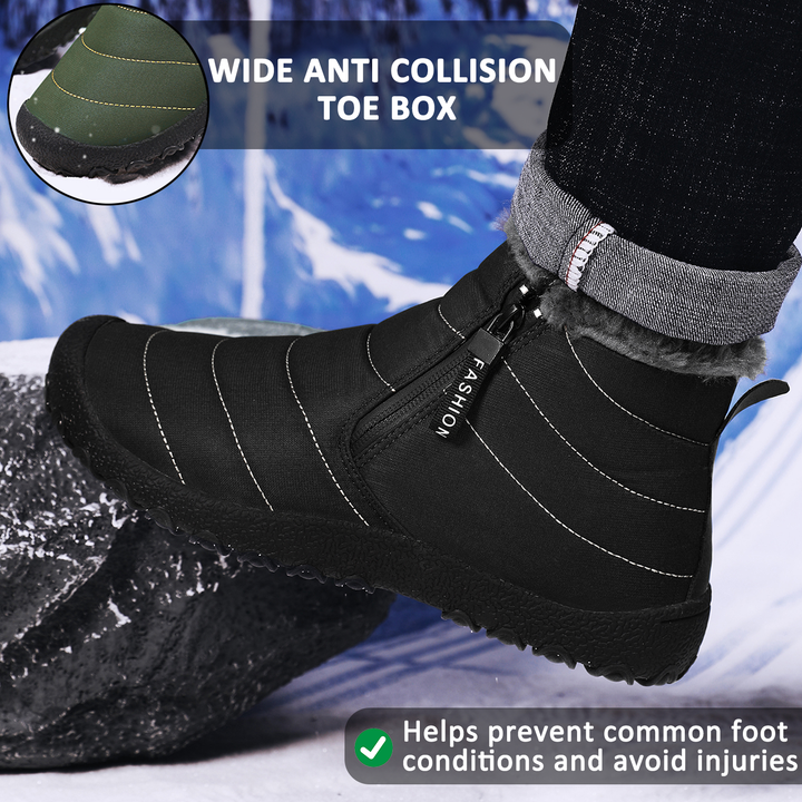 Drune | Wasserdichte Winter-Wanderschuhe für Unisex – Bequemes und rutschfestes Design