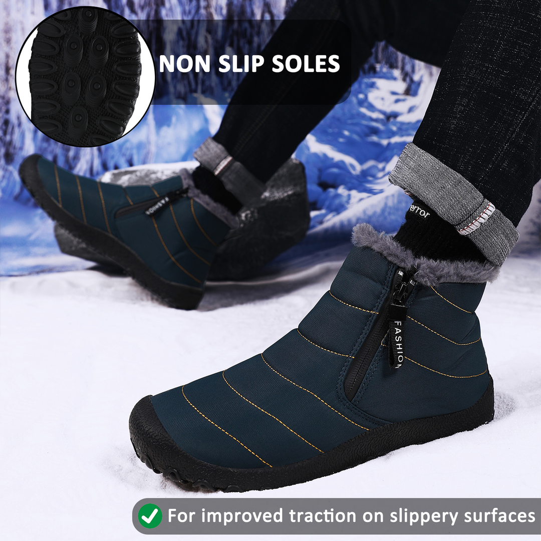 Drune | Wasserdichte Winter-Wanderschuhe für Unisex – Bequemes und rutschfestes Design