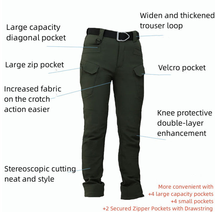 Drune | Wasserdichte Softshell-Winterhose für Herren