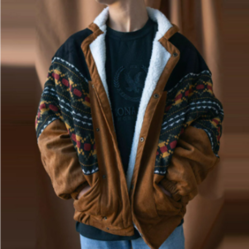 Drune | Klassische Winterjacke für Herren Warm