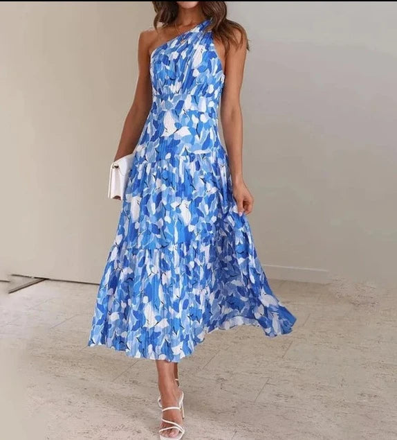 Drune | One-Shoulder-Midikleid Für Frauen