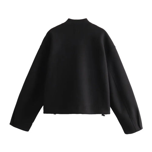 Drune | Weiche Damenjacke mit Stehkragen