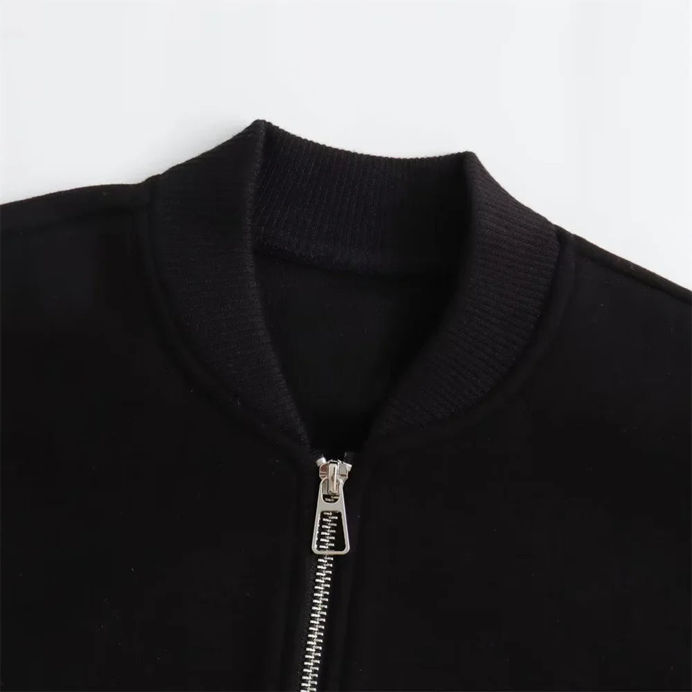 Drune | Weiche Damenjacke mit Stehkragen