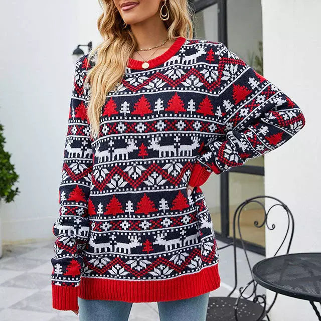 Drune | Lässiger Strickpullover mit Breitem Saum