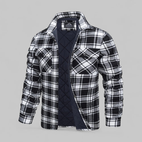 Drune | Bequeme karierte Flanellhemdjacke