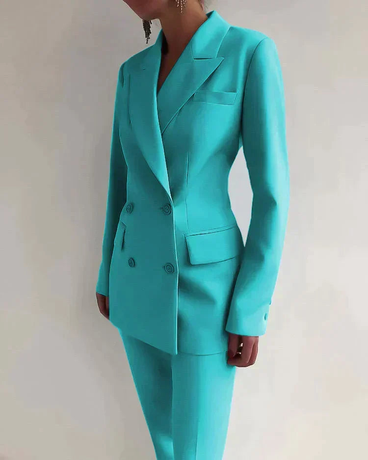 Drune | Anzug Damen Eleganter Blazer & Hosen Set
