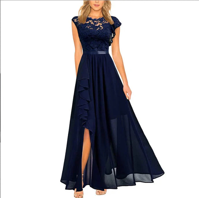 Drune | Maxi Kleid Mit Eleganten Details