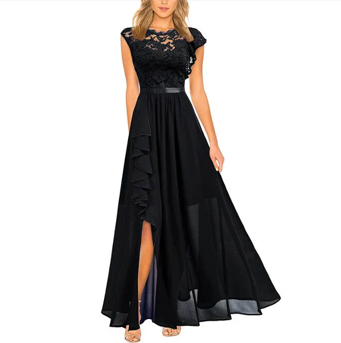 Drune | Maxi Kleid Mit Eleganten Details