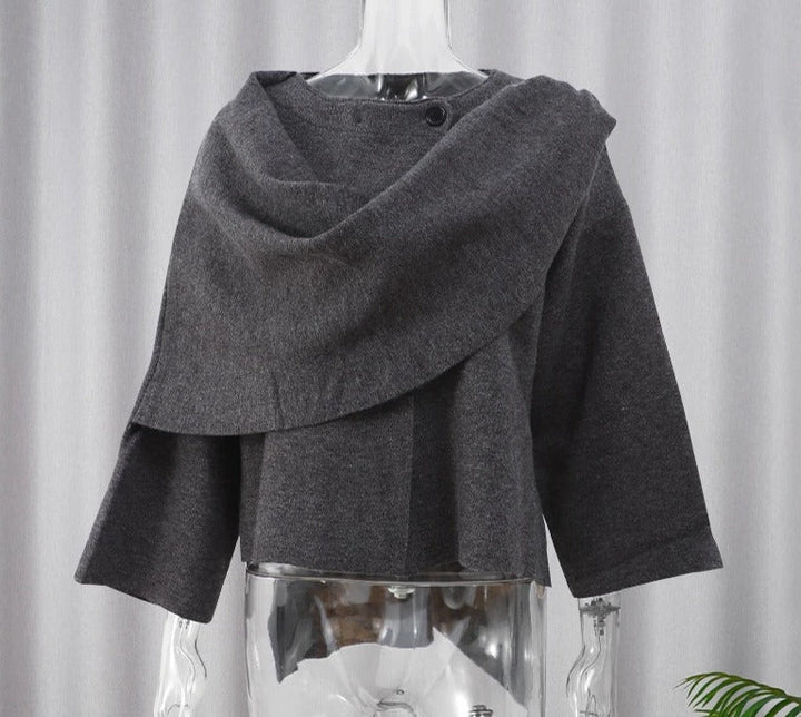 Drune | Chic Wollmantel mit Schal