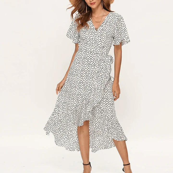 Drune - Modisches Wickelkleid