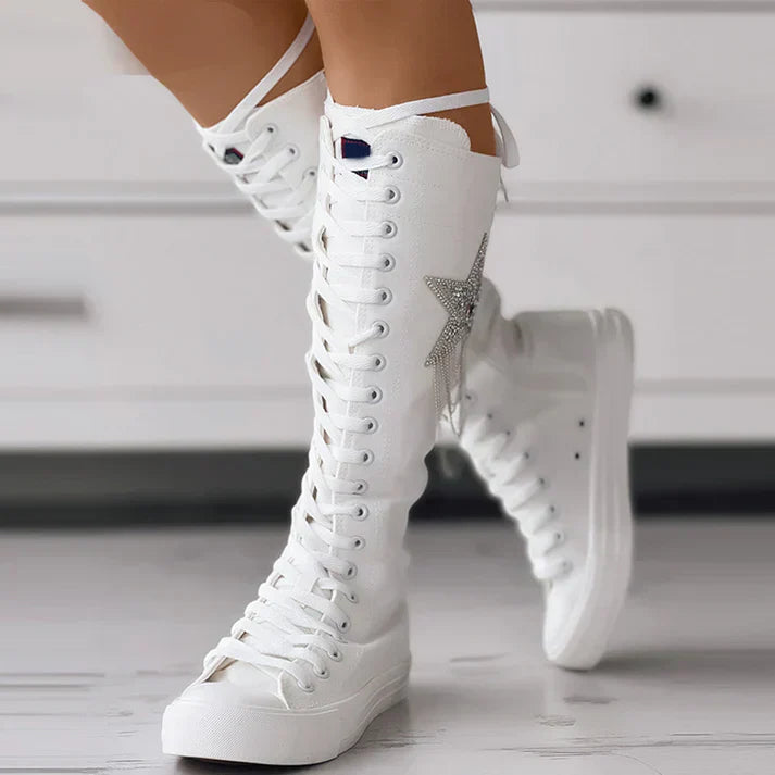 Drune | schnürstiefel mit quasten