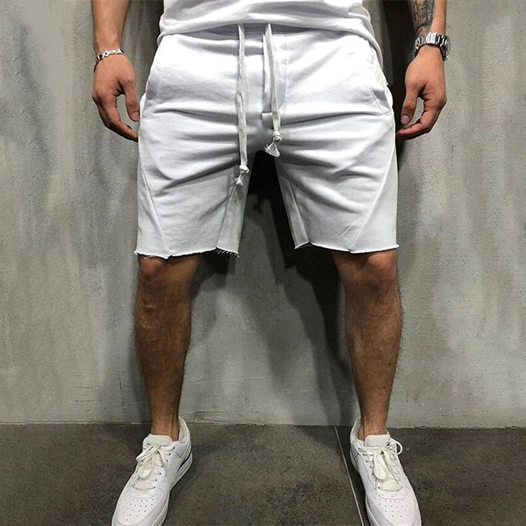Drune | Sportliche Kordelzug Sommershorts Für Herren