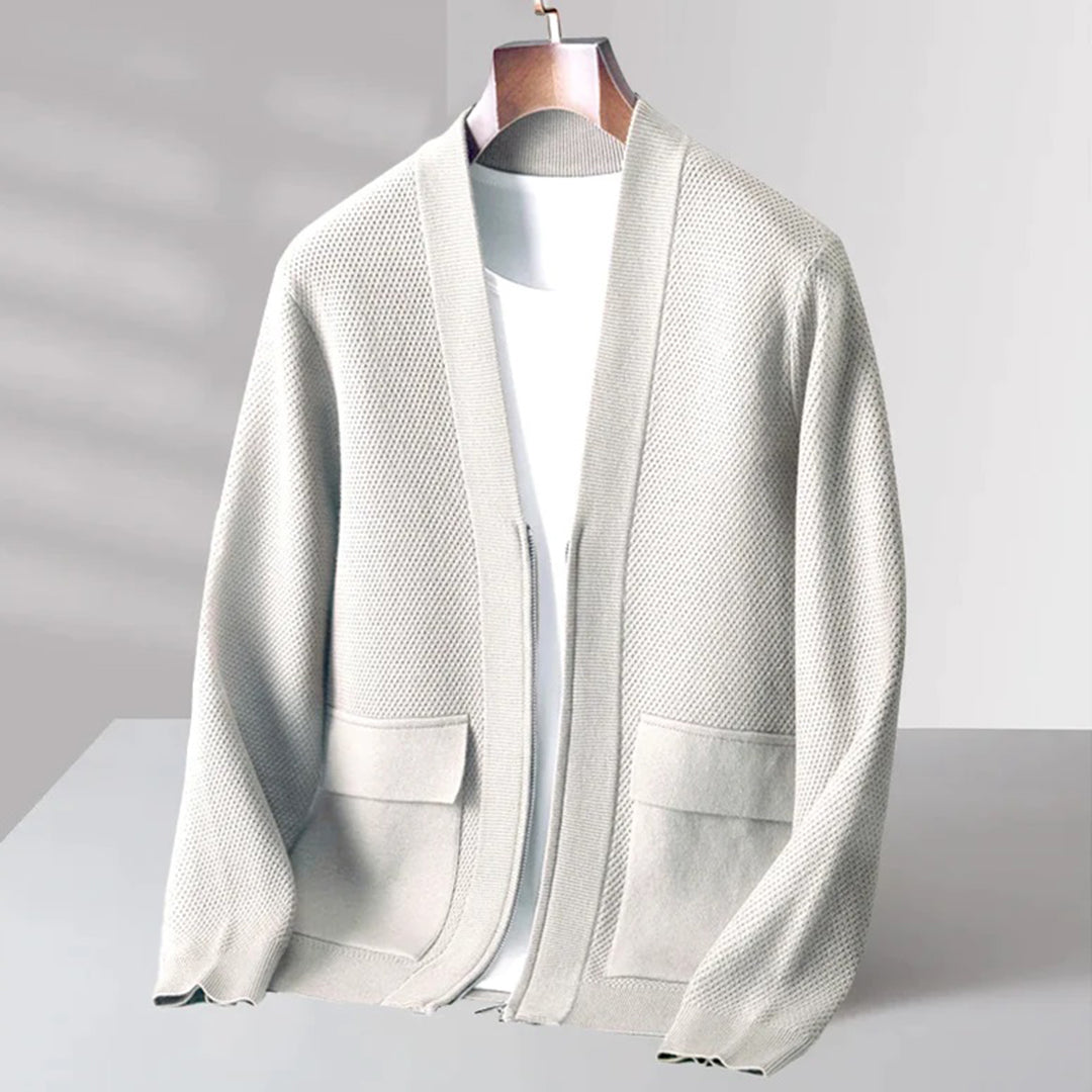 Drune | Herren Strickjacke Aus Wolle