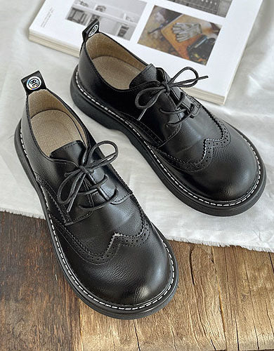 Drune | Oxford-Schuhe im Brogue-Stil mit breiter Zehenbox
