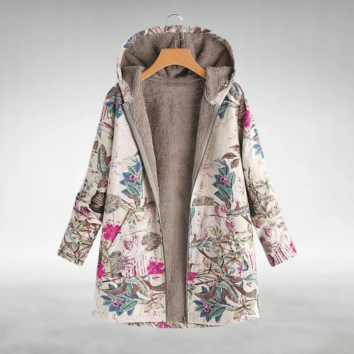 Drune | Geblümte Fleecejacke