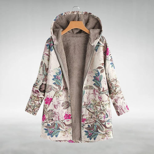 Drune | Geblümte Fleecejacke