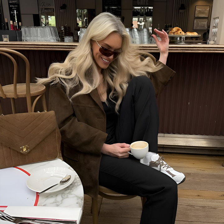 Drune | Vintage Übergröße Blazerjacke Damenjacken